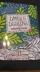 Doodle Designs Coloring Book by Bethany Pease Sheets New - Picture 1 of 2