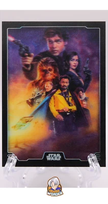 2023 Topps Star Wars Flagship - Hologram Poster Art Insert #HC-11 Solo - Rare SP - Image 1 of 2