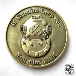04 - Hooyah Deep Sea Diver Challenge Coin - Picture 1 of 3