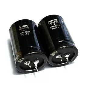 Original Matsushita 6800uf 71v Audio Capacitor Pulled Tested - Picture 1 of 5