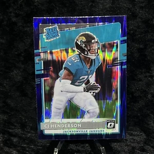 Panini Donruss Optic CJ Henderson Rookie Base #198 Purple Shock Prizm 2020  - Imagen 1 de 2