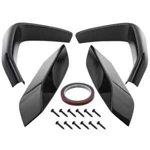 4PCS Front Bumper Lip Spoiler W/ Splitters Kit for BMW F82 F83 M4 2015-2019 - Bild 1 von 12