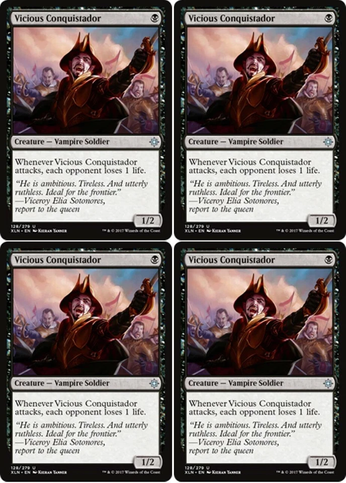 MTG - 4x VICIOUS CONQUISTADOR - Ixalan (U) - Image 1 of 1