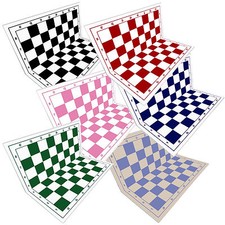 SchachQueen - Schachbrett Kunststoff, verschiedene Farben, 49x49cm, FG 57mm