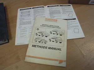 Thatcham Body Repair Manual Vauxhall Nova 2 dr 3 dr 4 dr 5 dr 1983 - 1993 - Picture 1 of 5