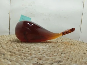 Fermacarte balena in vetro soffiato a mano bellissimo oltre 2 libbre - Foto 1 di 7