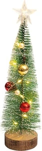 Home & Office Battery Powered Light Up Mini Artificial Christmas Tree Decoration - Picture 1 of 5