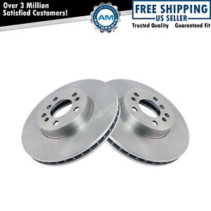 Front Vented Disc Brake Rotor Pair Set for 00-06 BMW X5 New