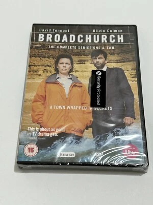 Broadchurch полный серии 1 и 2 DVD (AV3209) PAL региона 2 совершенно новый запечатанный - Изображение 1 из 2