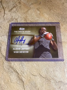 2012 Sage Hit Football Alshon Jeffery “The Write Stuff” Auto SP Parallel #1/25