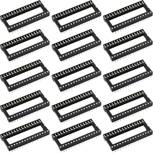 15 Pack DIP IC Socket 32Pin Wide Solder Type 2.54mm Pitch Dual Row - Picture 1 of 12