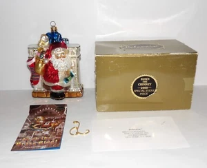 SPECIAL EVENT 2000 KURT ADLER POLONAISE DOWN THE CHIMNEY BLOWN GLASS ORNAMENT - Picture 1 of 8