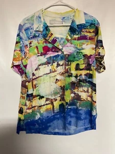 RARE! Vintage XL Men's JAMS WORLD button up Hawaiian SHORT - Picture 1 of 5