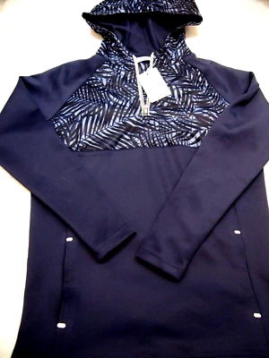 Chaqueta Pullover Peter Millar Youth Hyperlight Weld Con Capucha 1/4 Cremallera Nueva con Etiquetas M $150 Foto 1 de 4