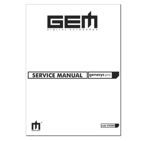 GEM GENESYS PRO Service Manual repair Schematic diagrams Schaltplan Schema - PDF - Picture 1 of 9