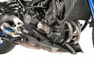 PUIG PUNTALE YAMAHA MT-09 TRACER 2015-2016 ENGINE SPOILER NERO OPACO BLACK MATT - Imagen 1 de 1