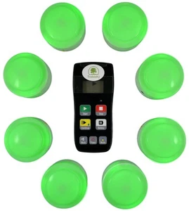 Trebisky Sistema Cizzer Wireless per Game Show 8 Giocatori Jeopardy Quiz Bowl An... - Foto 1 di 6