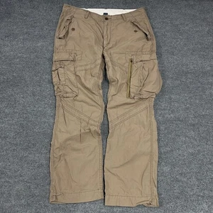 Pantalones de paracaidista Polo Ralph Lauren cargo para hombre 36x32 bronceados vuelo excedente militar - Imagen 1 de 12