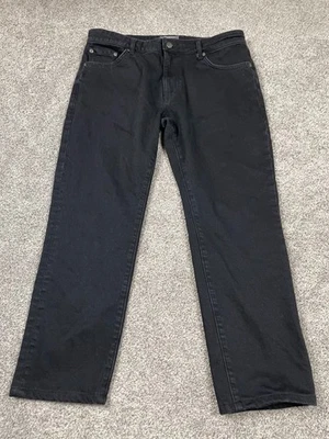 Ash & Erie Jeans Mens 33 Black Denim Straight Classic Everyday Minimal Casual - Image 1 of 4