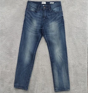 William Rast Men's Hixon Straight Leg Blue Denim Jeans Size 30x30 Whiskering - Picture 1 of 20