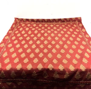 Jane Seymour Micheal Amini Bedding Throw Pillow Cover 24 x 24” Red & Gold ! - Picture 1 of 9