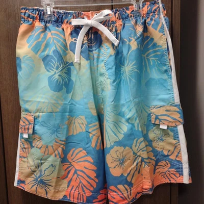 Wave Zone Shorts Men's XL Floral Swim Trunks Board Shorts - Image 1 of 4