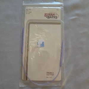 Vintage 11 1/2 (11.5) 3.4mm | US Sz  Circular Knitting Needles | Susan Bates NOS - Picture 1 of 7