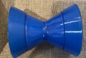 New Boat Trailer Roller 3 Piece PVC 1/2" Shaft End Bells Blue - Picture 1 of 2