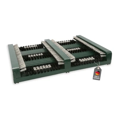 Schuhabtreter Rutschfest Fußabtreter Holz Schuhreiniger Fußmatte Seitenleiste - Bild 1 von 4