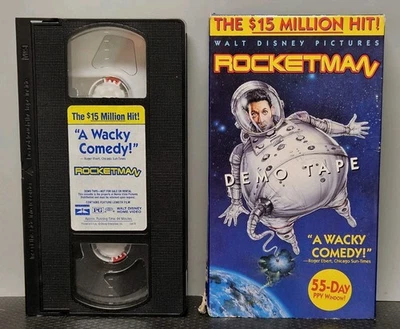 Walt Disney Rocketman "Demo Tape" VHS Promo Screener *Damaged Sleeve*  - Image 1 of 4