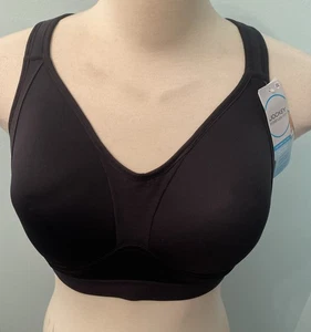 Jockey Gr. XXL Forever Fit BH ohne Bügel geformte Schale schwarz Neu mit Etikett - Bild 1 von 9