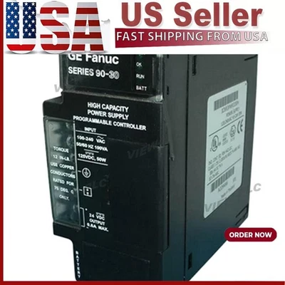 NEW Ge Fanuc IC693PWR330H Power Supply - Image 1 of 4