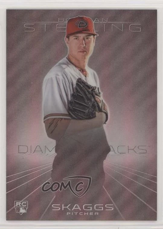 2013 Bowman Sterling Refractor /199 Tyler Skaggs #1 Rookie RC - Image 1 of 2