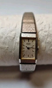 U3 Seiko Quartz reloj de pulsera para mujer metal plata 2E20-5029 Ro 3D0227 reloj - Imagen 1 de 10
