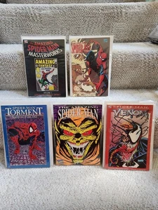 Lotto varie di 5 graphic novel Spider-Man, Origine degli Hobgoblin, Venom Returns! - Foto 1 di 24