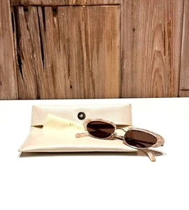 Velvet Canyon Casa Gold Cream Tort Sunglasses W/ Protective Case - Picture 1 of 5