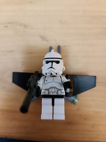 LEGO Star Wars Minifig SW0127 Clone Jet Trooper, Sky Corps (Phase 2) Black Head