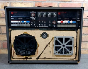Philips Studio II D6650 Double Cassette Deck & Vintage Home Recording Amplifier - Picture 1 of 10