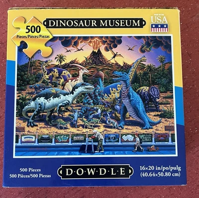 Unopened 500 PCs. 2014 Dowdle Dinosaur Museum Puzzle - Image 1 of 3