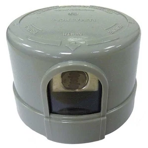Dayton Photocontrol,Polycarbonate,TurnLock,Gray 26WA85 Dayton 26WA85 - Imagen 1 de 1