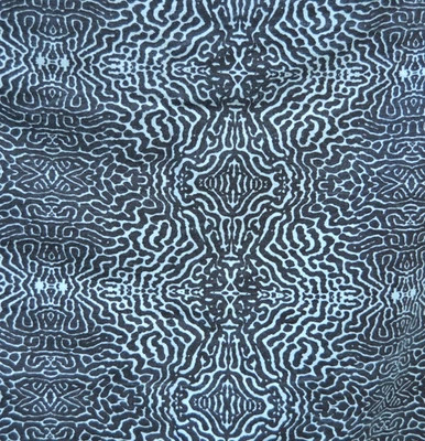 1.75 yards Python Brown & Cream Upholstery Fabric 58" wide - Image 1 of 2