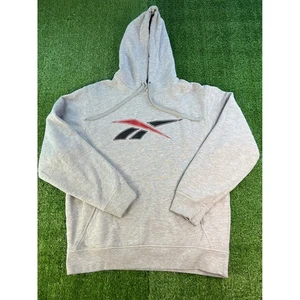Reebok Hoodie Sweatshirt Herren grau Pullover Logo Activewear Freizeit Gr. Medium - Bild 1 von 5
