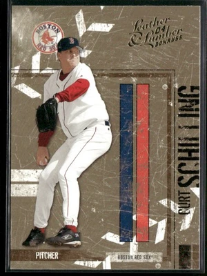 2004 Donruss Leather & Lumber #24 Curt Schilling - Image 1 of 2