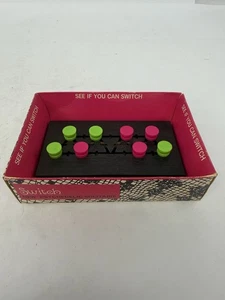 Puzzle vintage 1970 Mag-Nif Brain Teaser "Switch" in scatola puzzle mentale solitario - Foto 1 di 9
