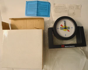 Sonoco / Bank of America Promotional Desk Clock - New NOS - Picture 1 of 10