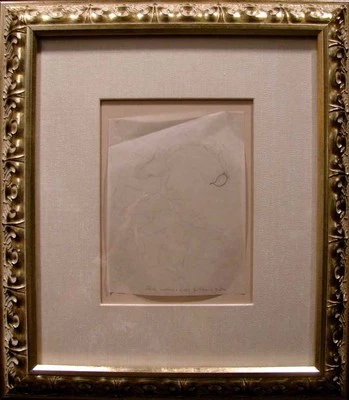 Guillaume Azoulay "Escorpión Humano" Enmarcado Original Lápiz Dibujo Ofertas Bienvenido Foto 1 de 4