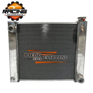 High Performance For Chevy GM SBC BBC 22"X19" Universal Aluminum Racing Radiator - Picture 1 of 4