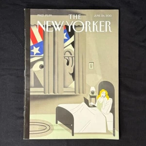 JUN 24, 2013~~~The New Yorker~~~Cover🐇Richard McGuire~~"Uncle Sam is Listening" - Bild 1 von 5