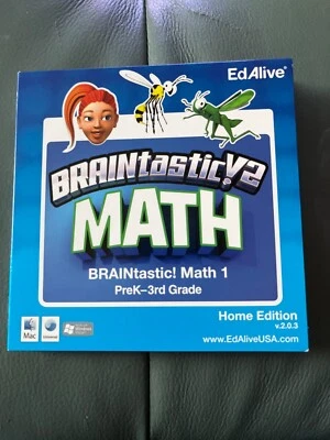 BRAINTASTIC V2 pre K 1st 2nd 3rd grade MATH bug MAC PC learning loss prevention - Image 1 of 4