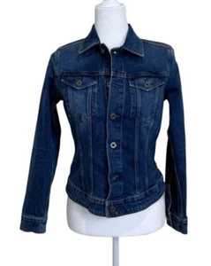 G-Star Raw Denim Jacket Elto Pure Stretch Slim Blue Button-Up Size M NEW - Picture 1 of 8